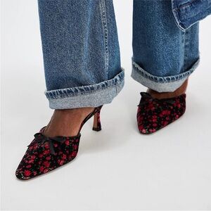 For Love & Lemons Floral Heels